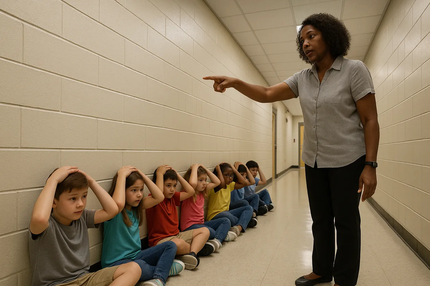 School Shelter Drill